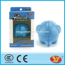 2015 Hot Saling YJ YongJun Elefanten Magic Puzzle Cube Pädagogische Spielzeug Englisch Verpackung für Promotion